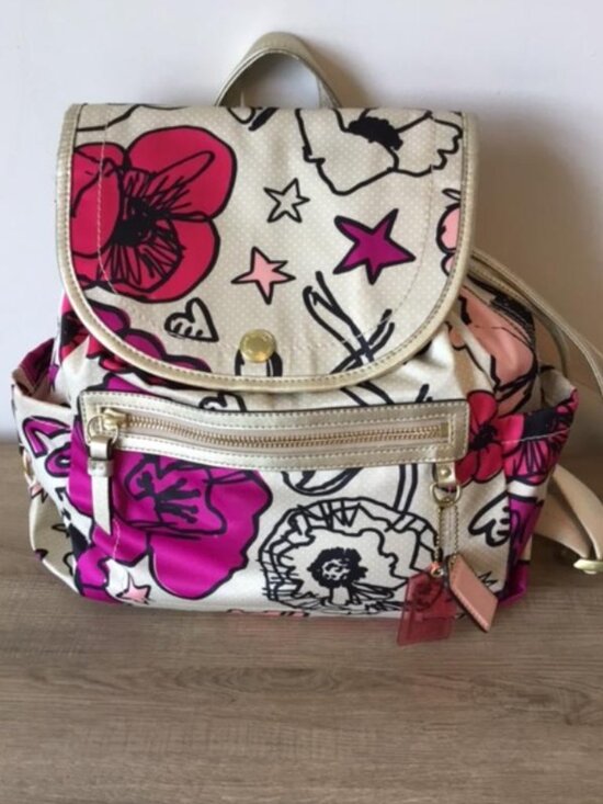Coach Poppy Kyra Floral F19284 Backpack Shoulder Purse and Wristlet w/Hangtags main image 8